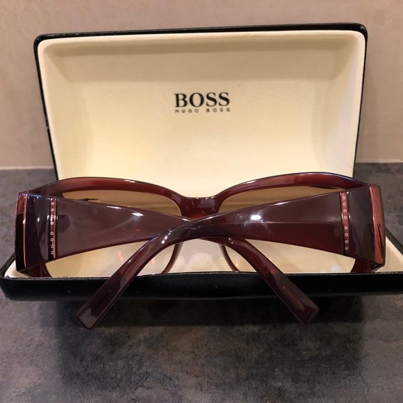 Hugo Boss burgundy sunglasses - Picture 3 of 8